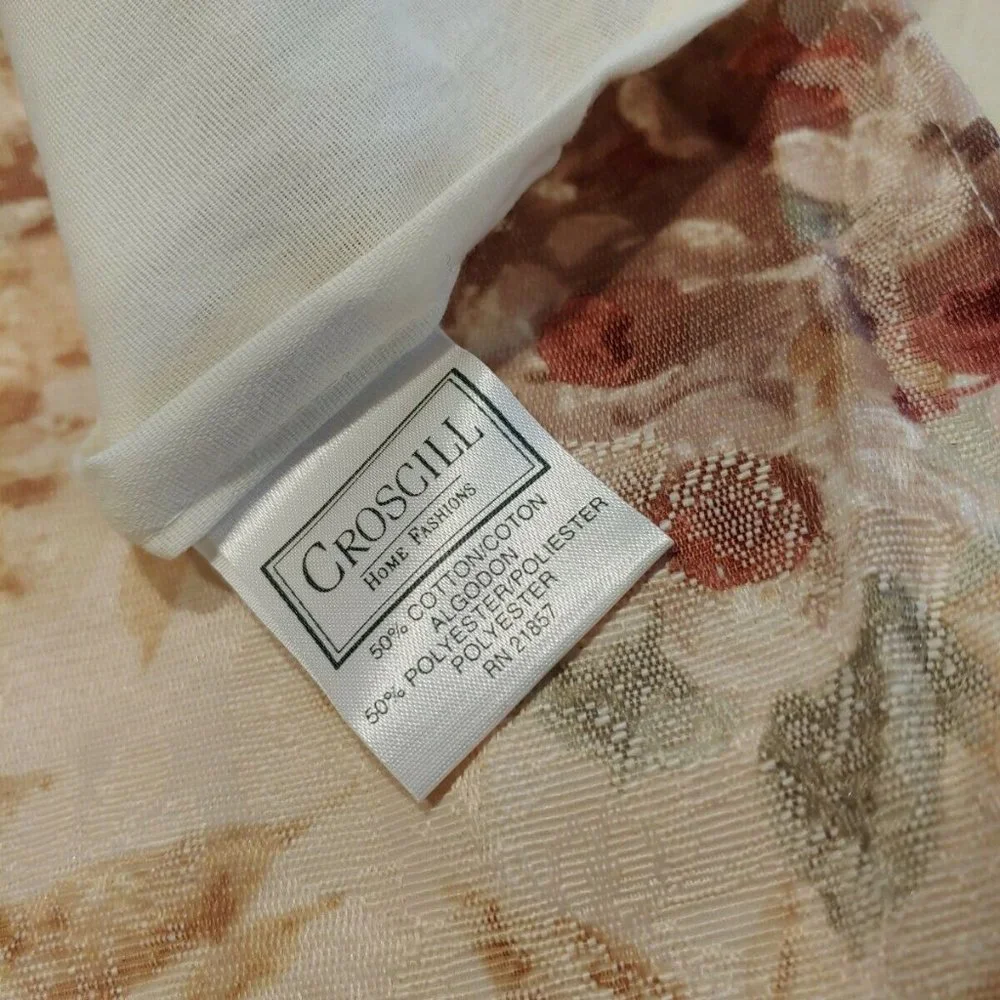 Croscill Cotswold Cinnamon Floral Damask Bed Skirt 13